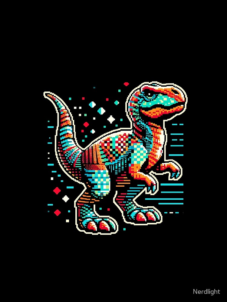Dinosaur Pixel Art by Nerdlight