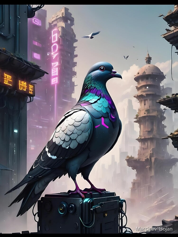 Cyberpunk Pigeon by Marcicev-Bojan