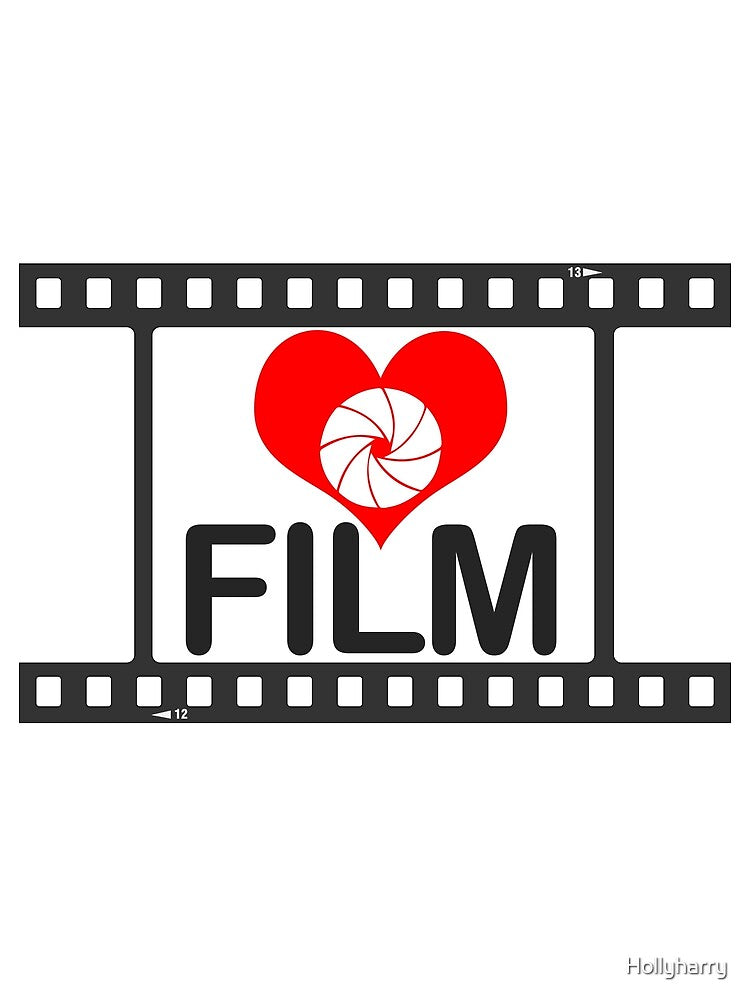 Love Film, for the retro film photographer, film strip, analog film, for the film camera lover by Hollyharry