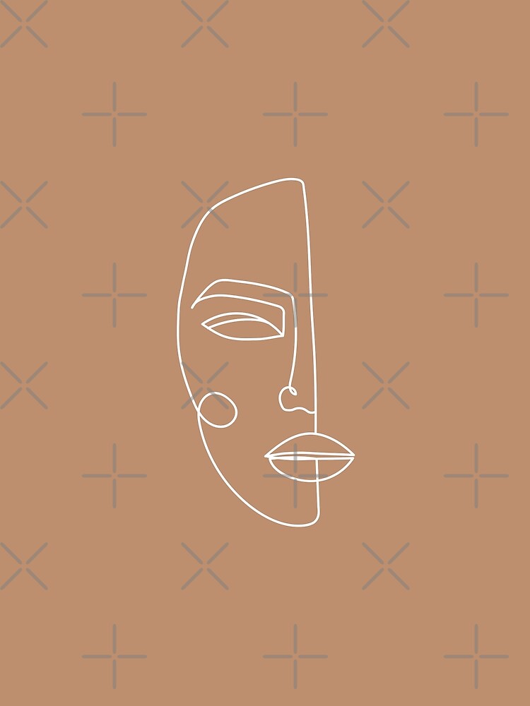 Face Minimal Boho by Valeria-Art