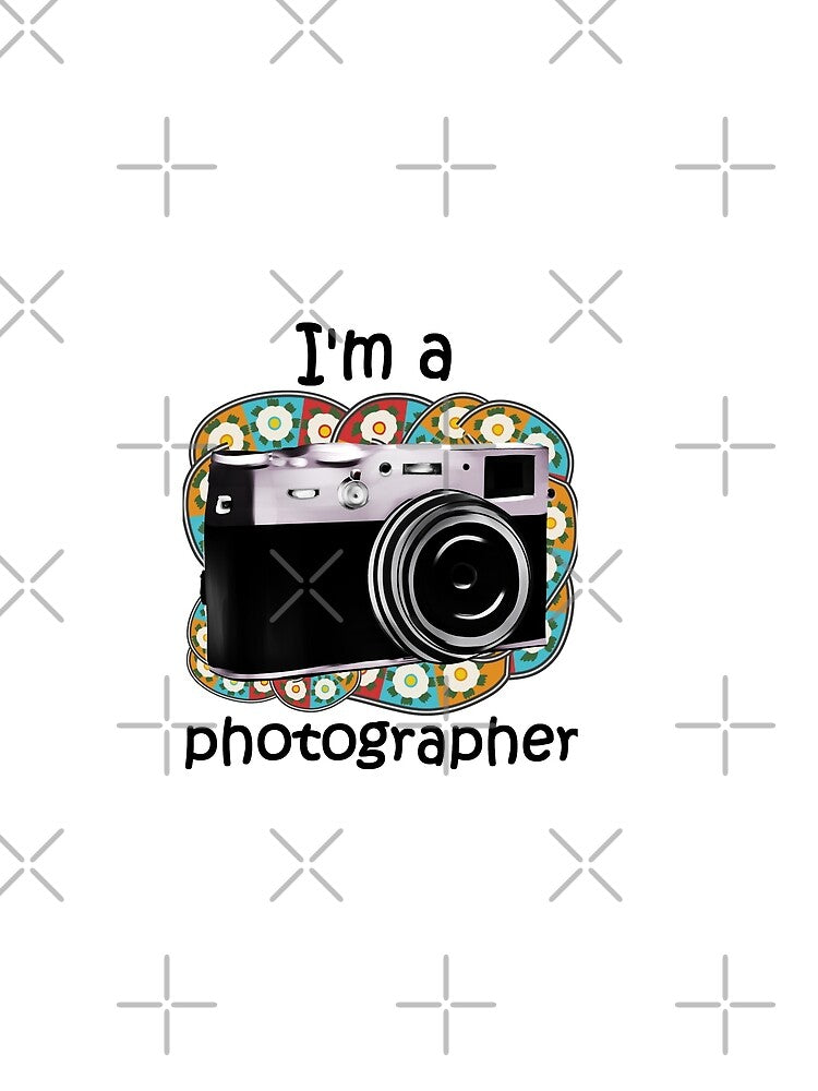 Old school camera, I'm a photographer by BeccaKenDesigns