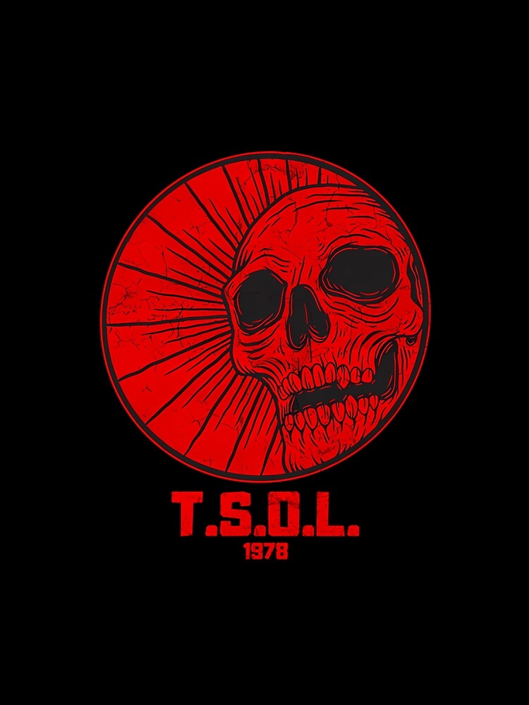 T.S.O.L - Skull Red Vintage by vsropatn
