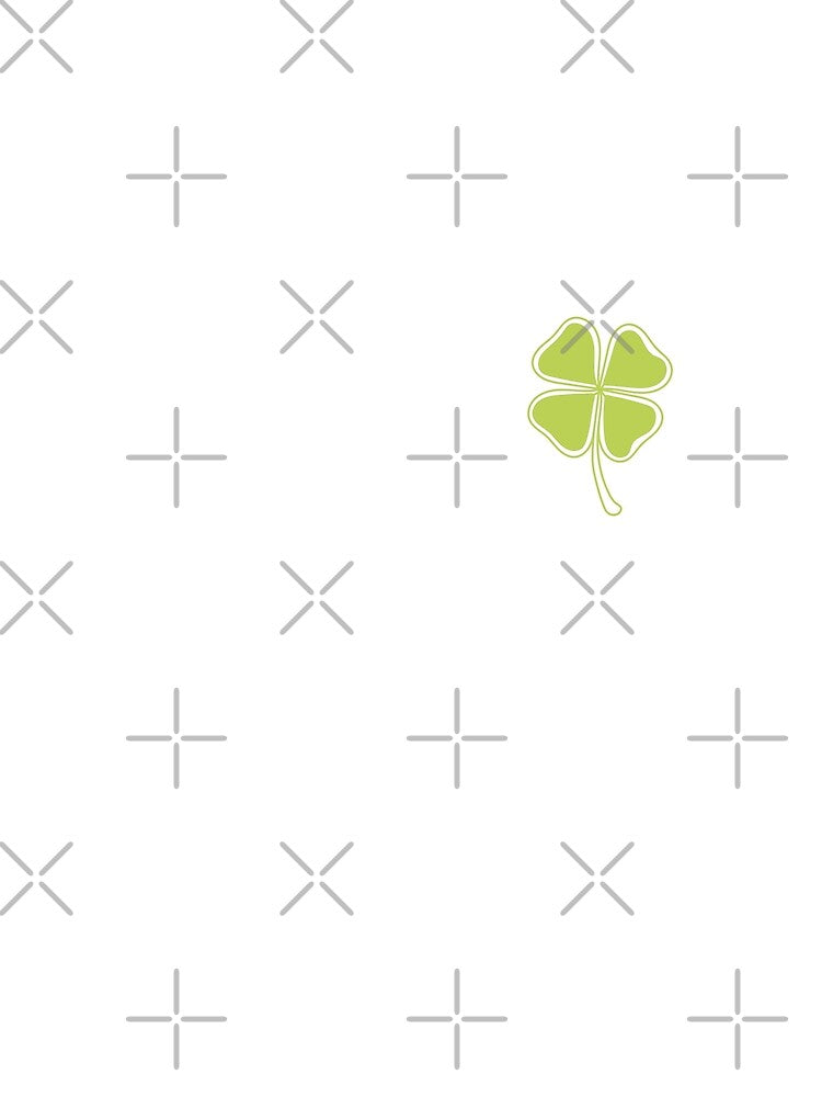 Cute Clover Shirt, Minimal Aesthetic Shirt by chipmuckdesignn