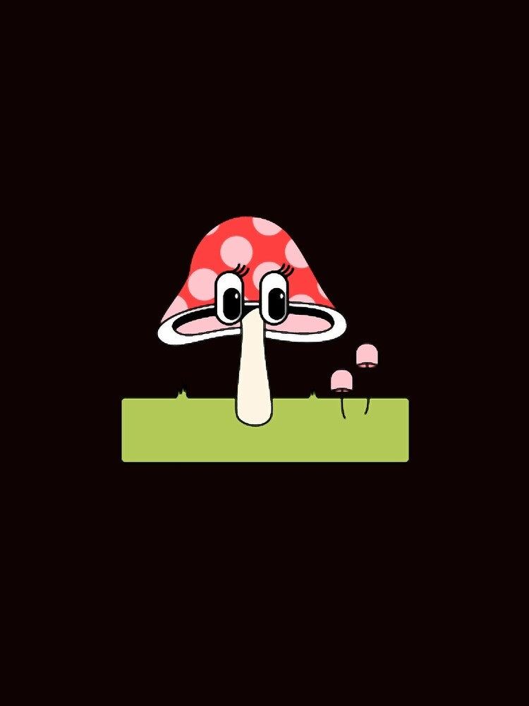 Pink Mushroom Oversized by storefficial