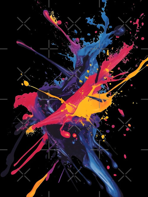 Abstract paint splash by Newrealis