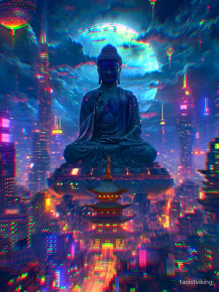 Future City Buddha by taoistviking
