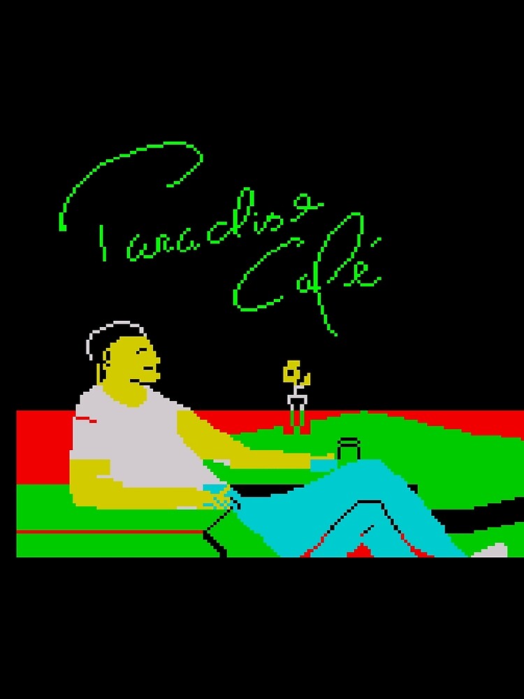 Paradise Cafe Spectrum Game by Retr0Tshirts