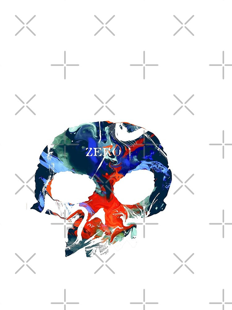 Zero skateboards skull chaos vintage by Paintbase