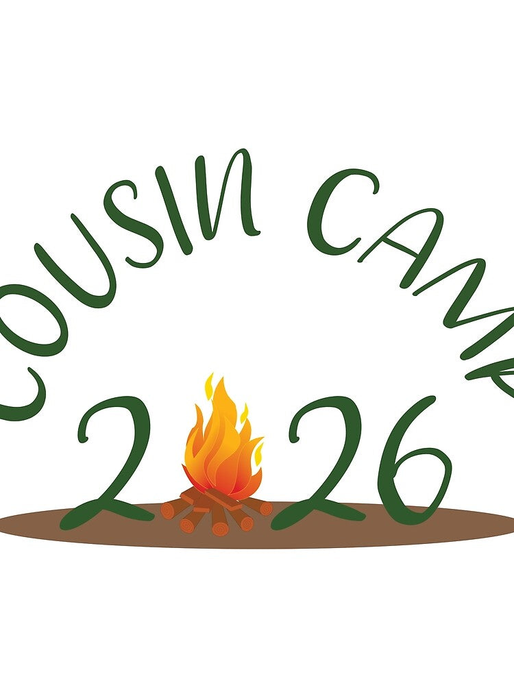 Cousin Camp 2026 Typography Design – Family Reunion Camp Quote by PixelWaveBD