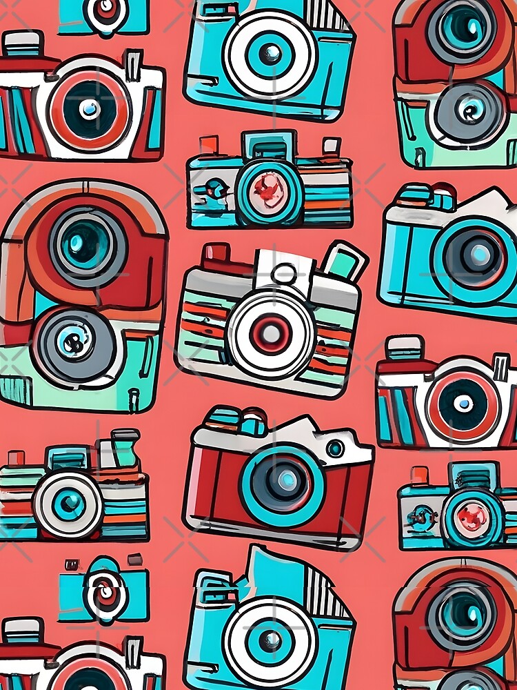 seamless pattern camera by deviatepolo