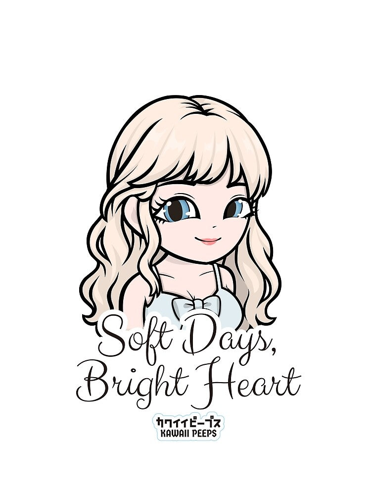 Pastel Power Crew – Soft Aesthetic Kawaii Girl Design | Soft Days, Bright Heart by P-L-Sardines