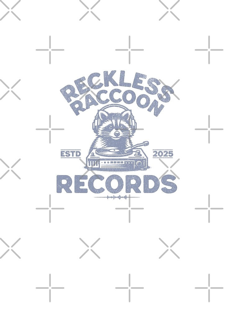 Reckless Raccoon Records – Cool DJ Raccoon Design | Music & Vinyl Vibes by VariousGoodies