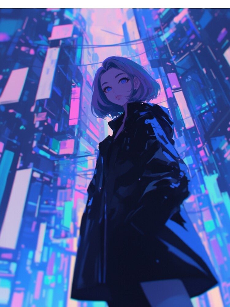 Neon Dreams: Cyberpunk Cityscape v2 by KazyWeeb