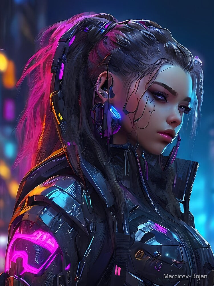 Cybepunk Girl by Marcicev-Bojan