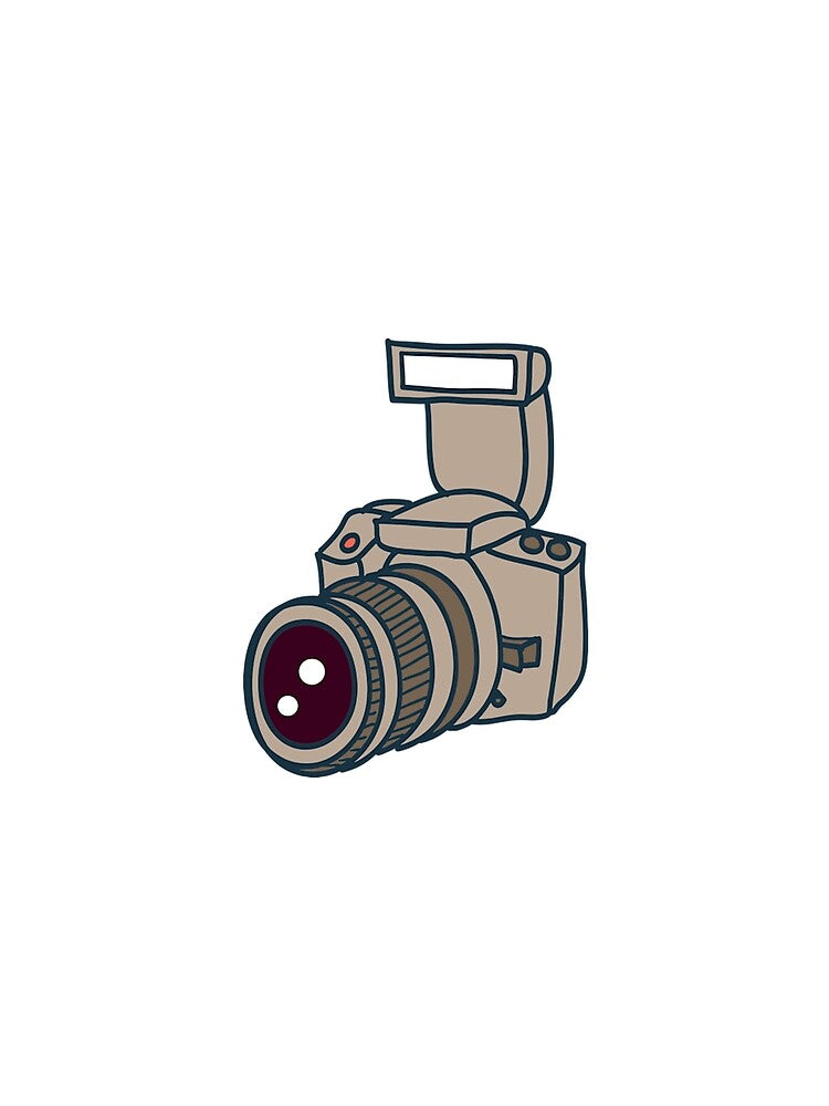 Vintage SLR Camera Hand Drawn Doodle Art by guydoodle92