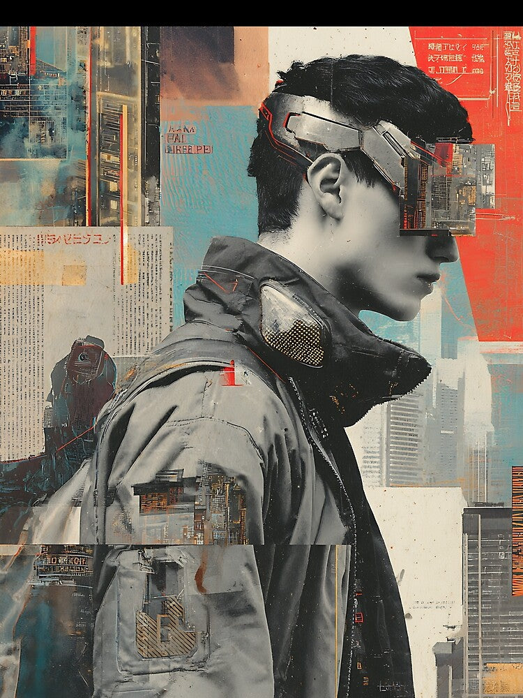 Futuristic Cyberpunk Collage by bapupa