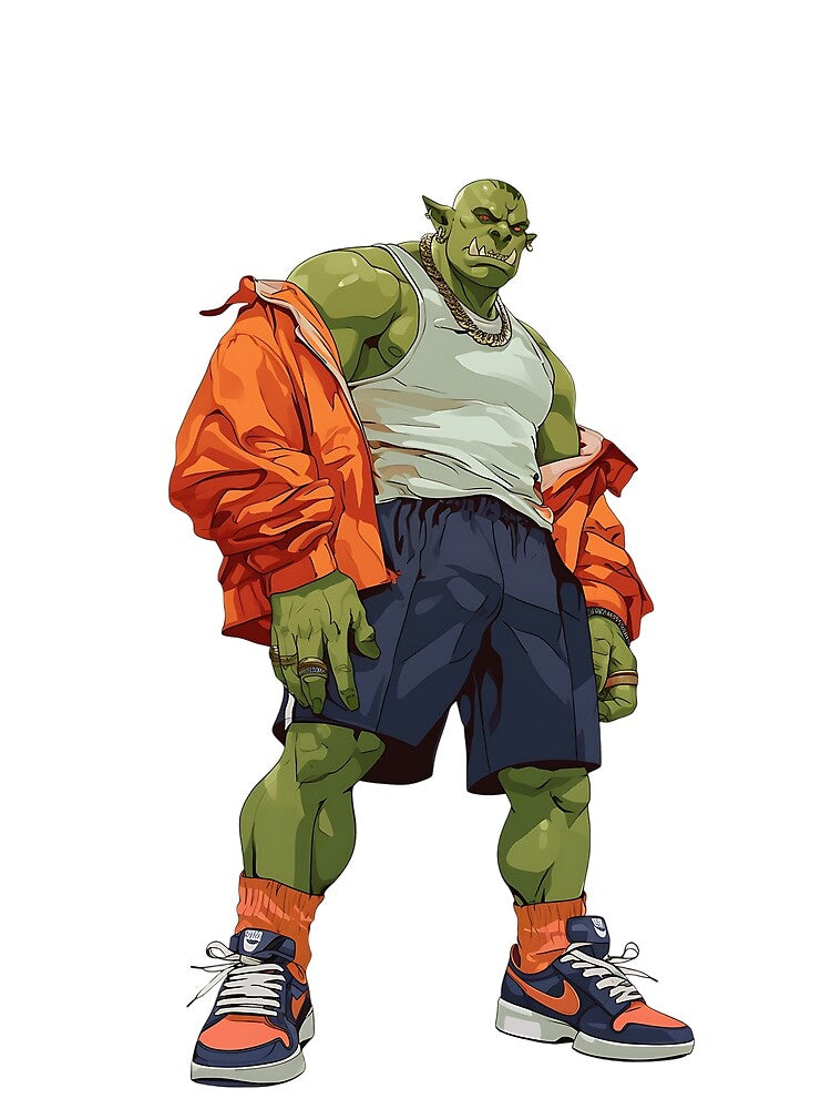 Streetwear Orc Modern Vibe by bapupa