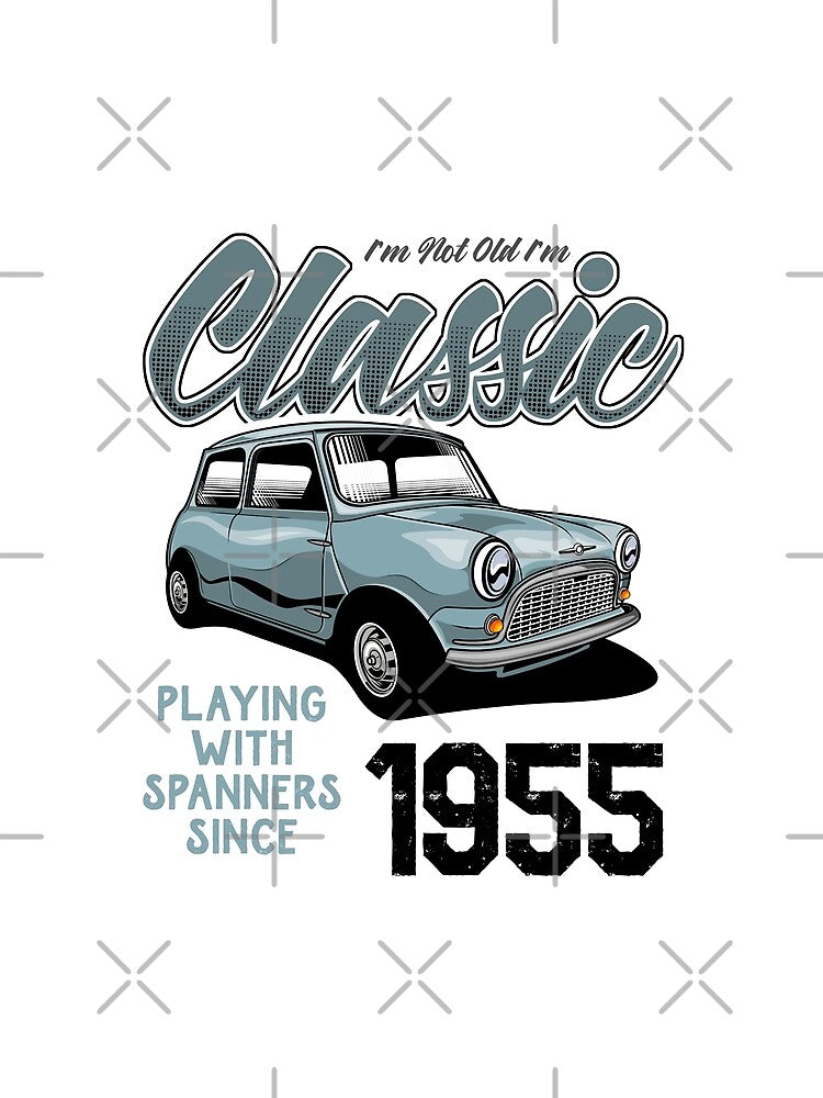 I'm Not Old I'm Classic Car Vintage Born In 1955 by JRRTs