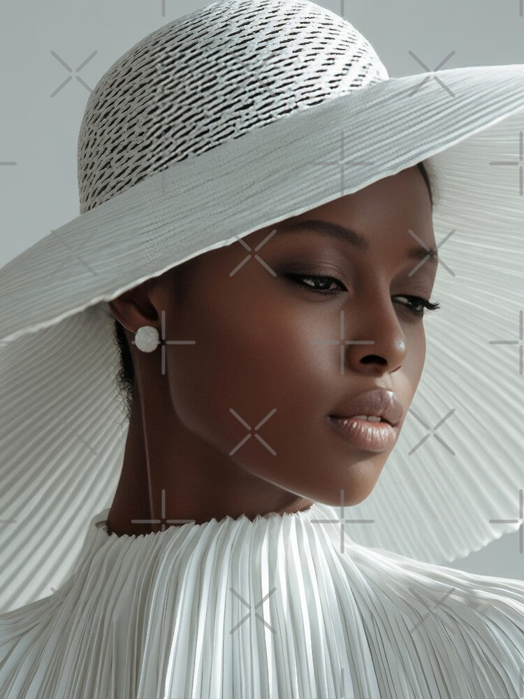 Elegant hat fashion model by anytka