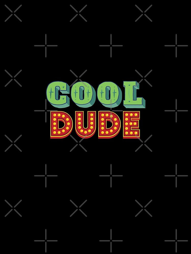 Cool Dude - in Vintage Retro 70s Font Style by Rhu Creations