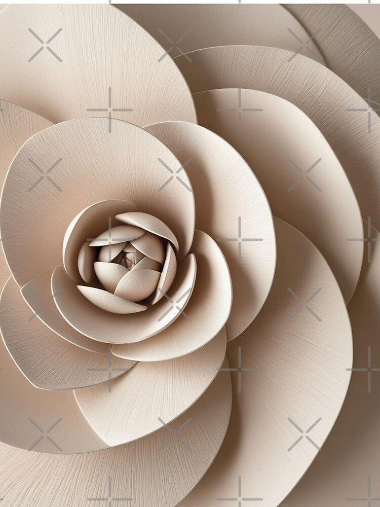 Whte Flower Soft Art Design by asudesign