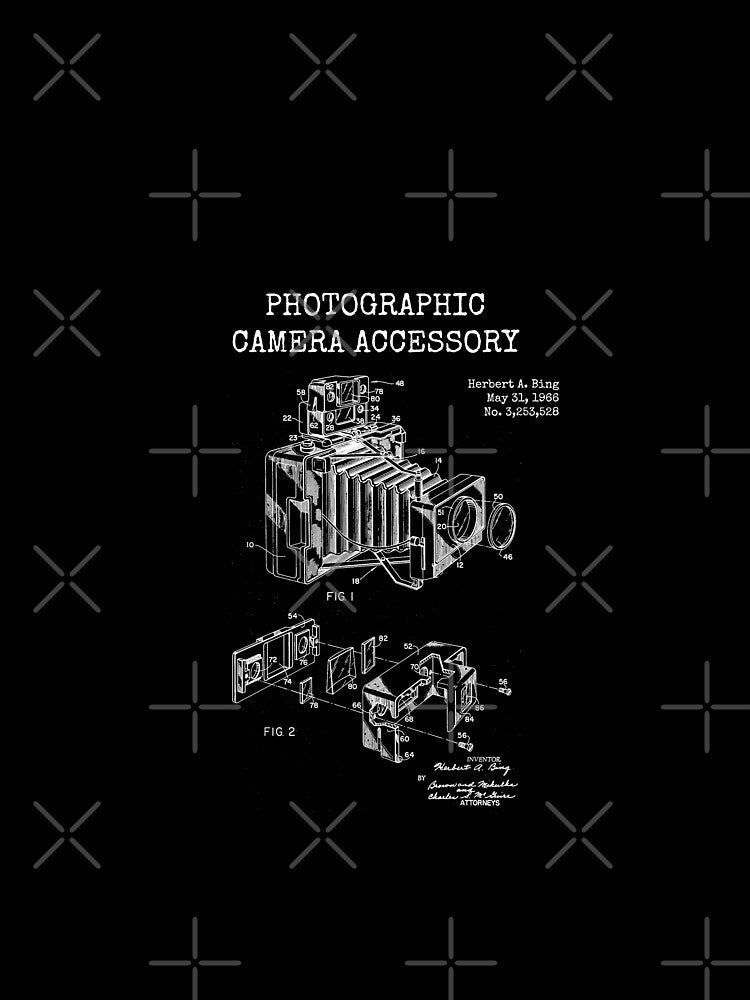 Vintage Blueprint - Photographic Camera Accessory by Rhu Creations