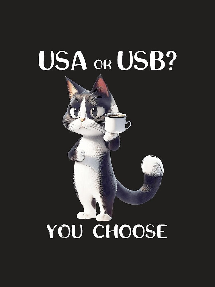 Cat-Coffee-Usa-Or-Usb-Deep-Thoughts-Morning-Funny-Sarcasm by ricardhldunemnm