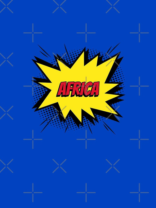 Africa comic kapow style artwork by CreatedbyJR