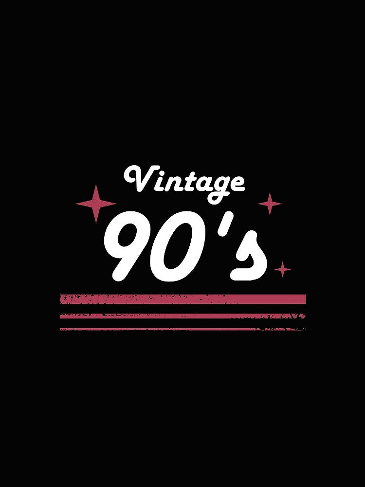 Vintage 90's by GoldenPearPress