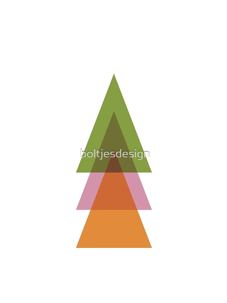 Seasons Greetings - Minimal Pine Tree by boltjesdesign