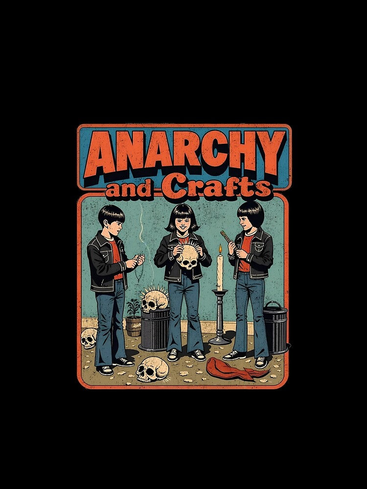 Anarchy and Crafts | Funny Punk-Rock Art by Vintagenaut Co.