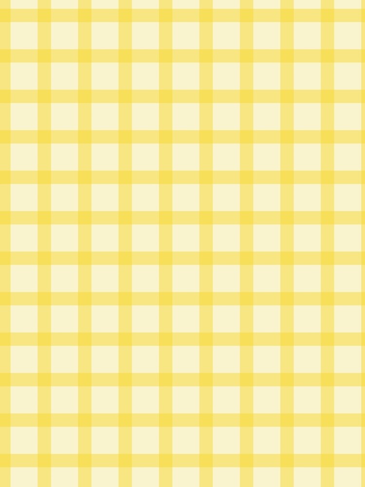 Yellow Checkered Pattern by Manic Purgatory