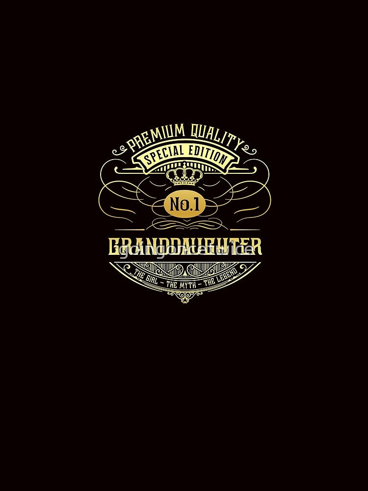 Matching Family Vintage Whiskey Label Granddaughter by goingoncetwice