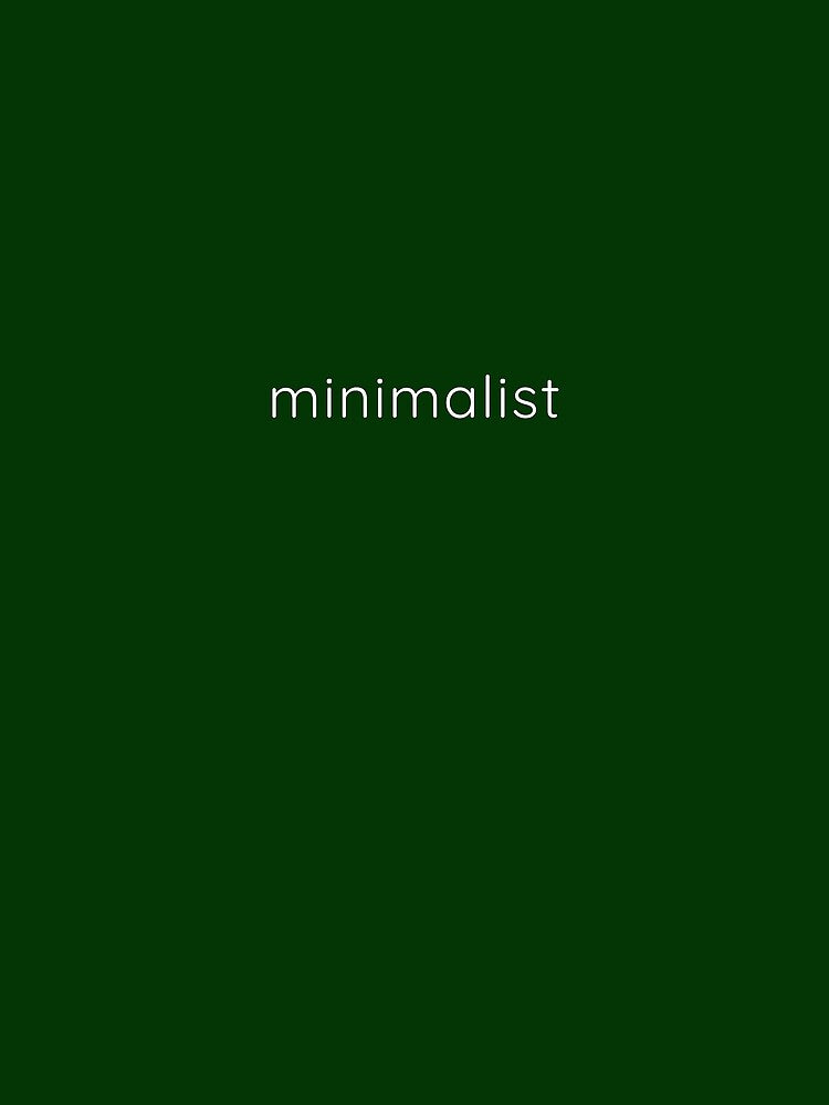 Minimalist (Version 2) by SnortWear