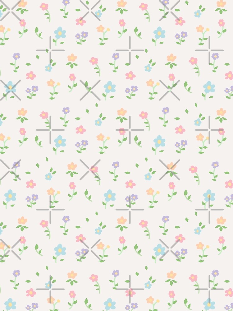 Pastel Flowers Pattern by yolaenijia