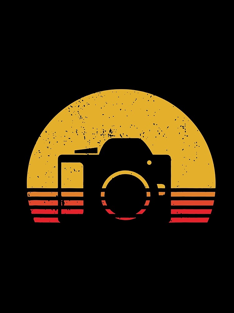 Vintage Retro Sunset Camera Photographer by TobyLewis1592