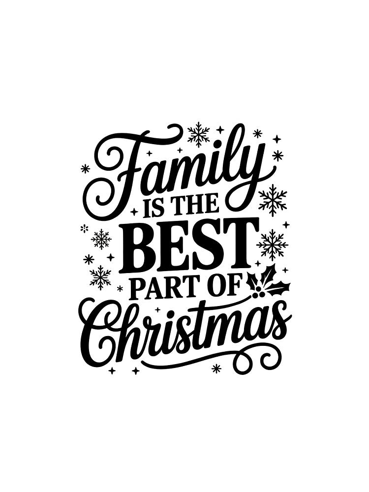 Family is the Best Part of Christmas Family Christmas Xmas Matching Christmas by VENOM0RIOT