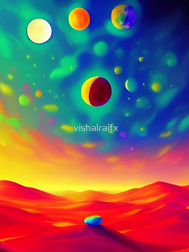 Colorful surreal landscapes scenery with vibrant colors 61 by vishalraifx