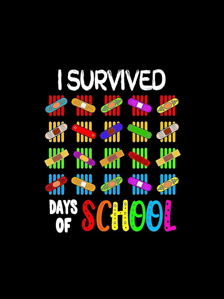 I Survived 100 Days Of School Teacher & Kids Gifts by RudyAlba