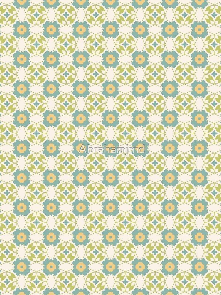 pattern abstract floral seamless colorful repeat by Abrahamjrnd