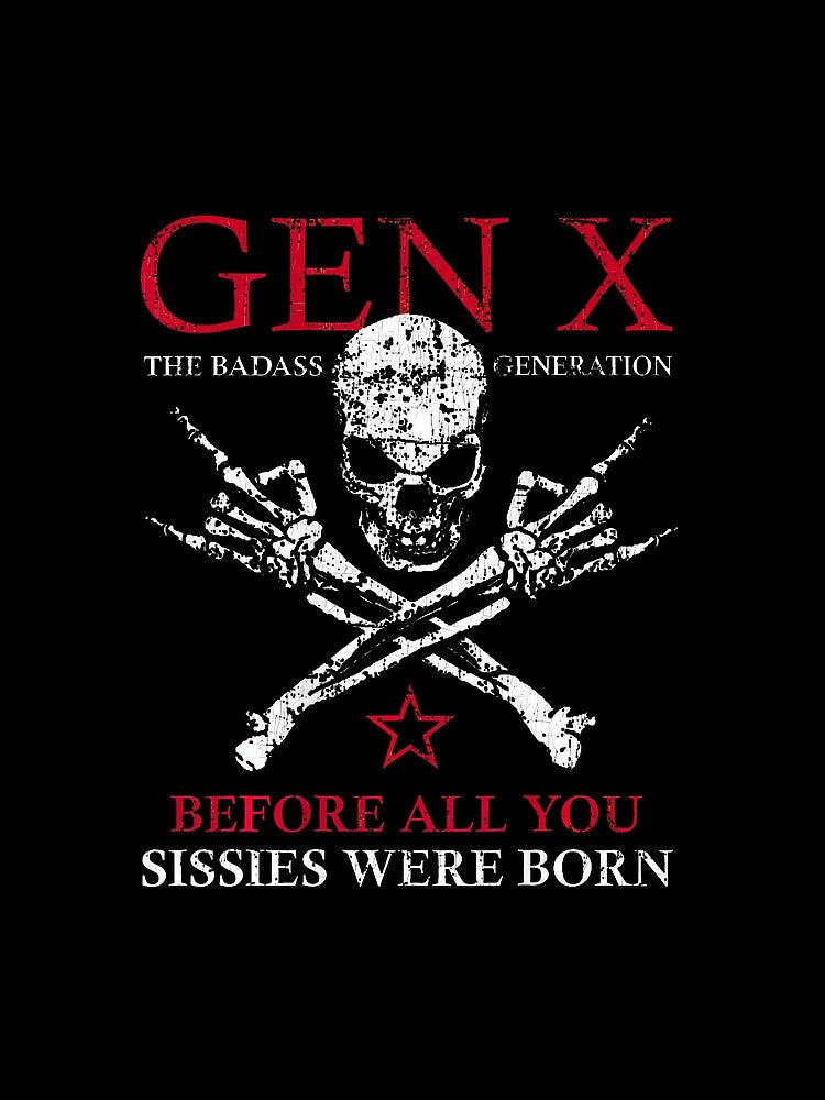 X Generation Before All You Sissie Were Born Skull Rock Hand by Khescoiu