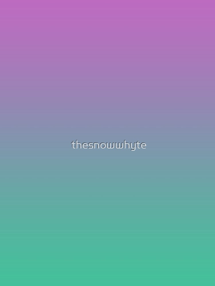Purple and Green Ombré Gradient by thesnowwhyte