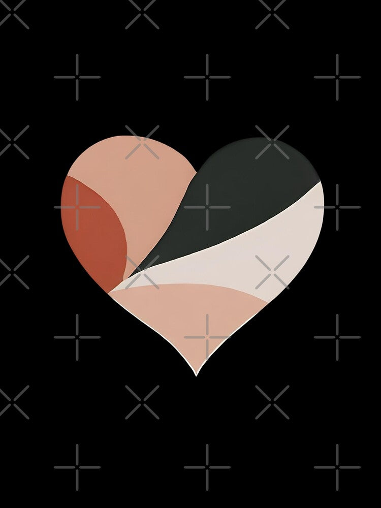 SOFT COLORS HEART DESIGN by asudesign