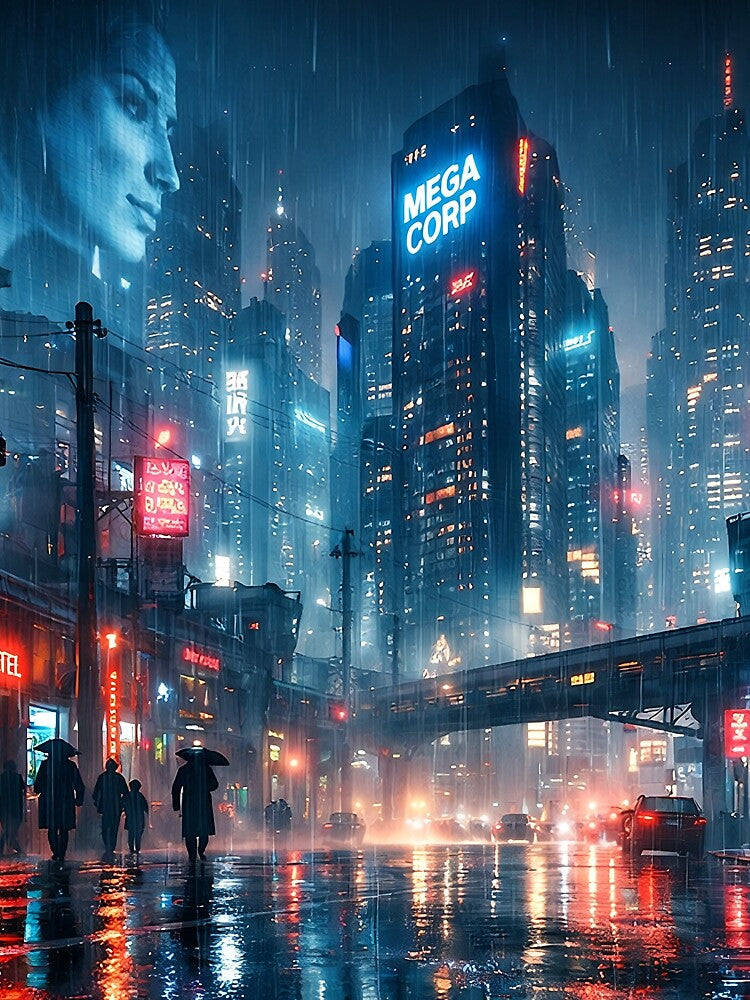 Cyberpunk City by CorpusErectus