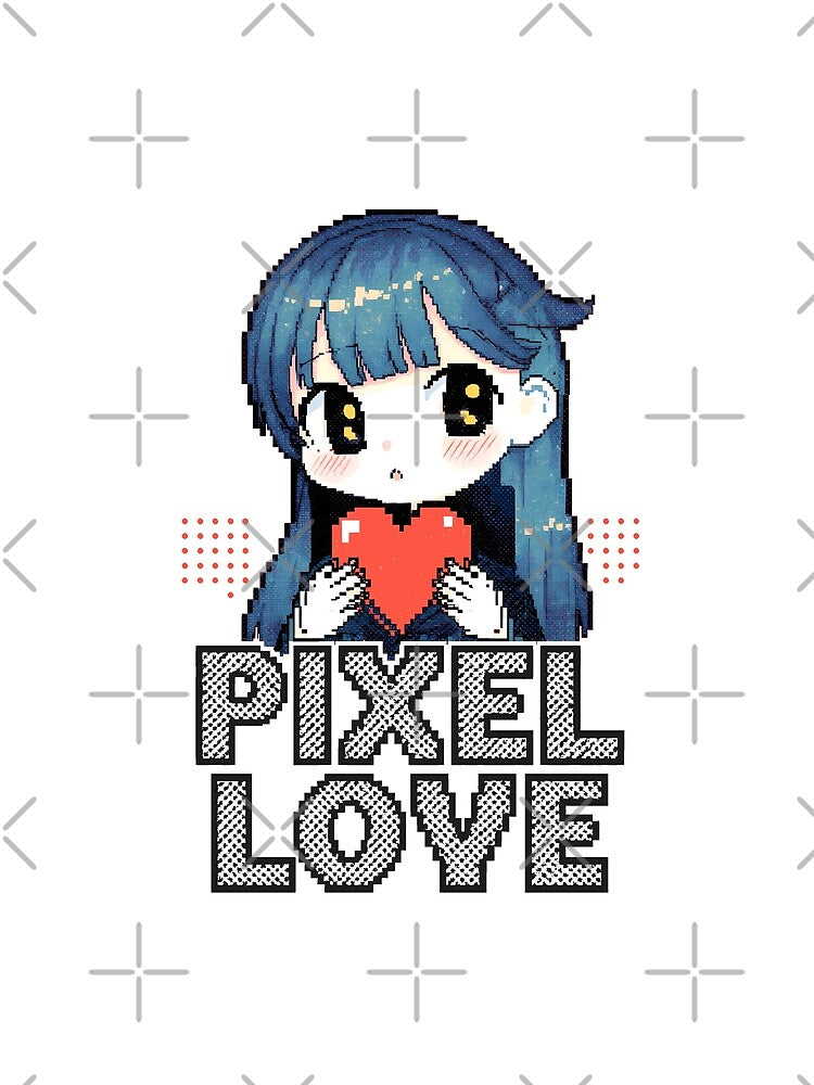 Pixel Love Gamer Girl – Cute Retro Gaming by Dhenin Studio