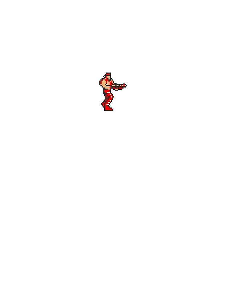 Lance Bean Sprite from Contra by luckypapa