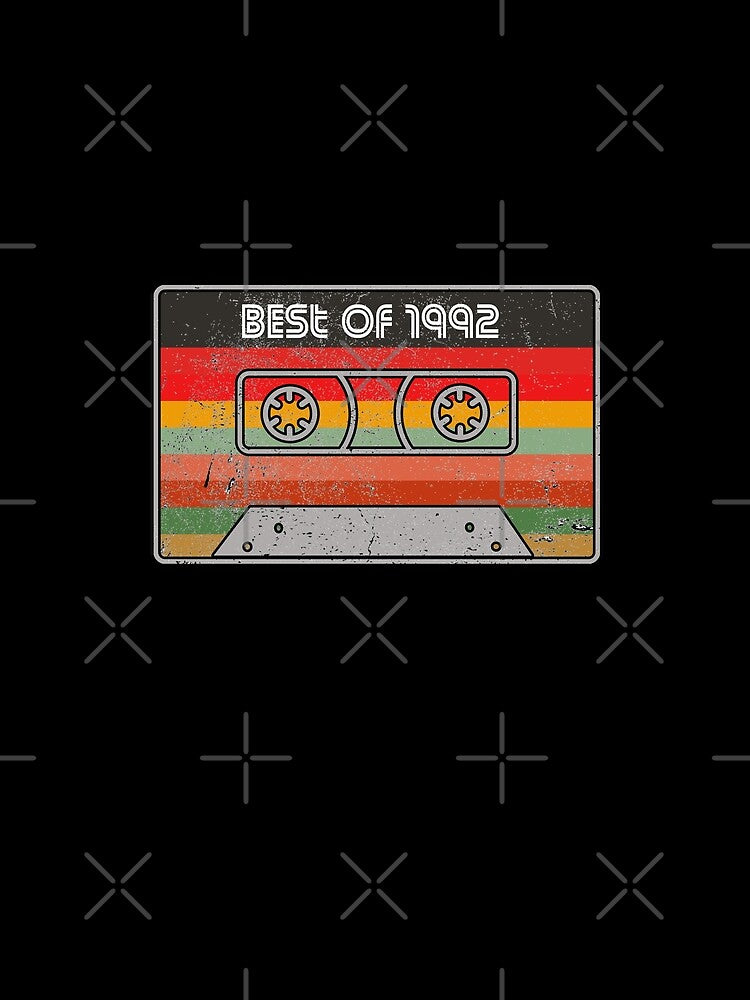 Best Of 1992 28th Birthday Gifts Cassette Tape Vintage by Akmloza