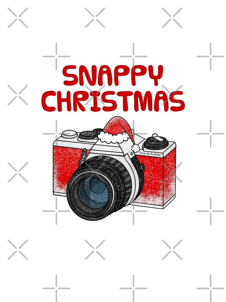 Snappy Christmas, Camera Photographer Xmas Funny by doodlerob