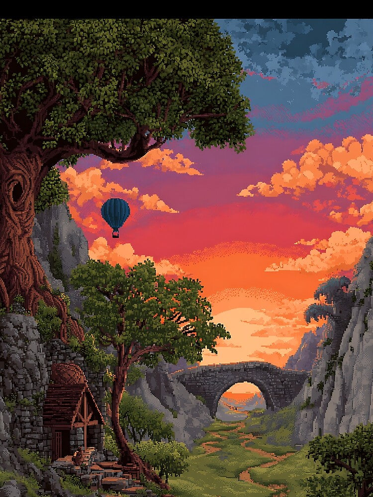 Gaming Pixel Art Fantasy by bapupa