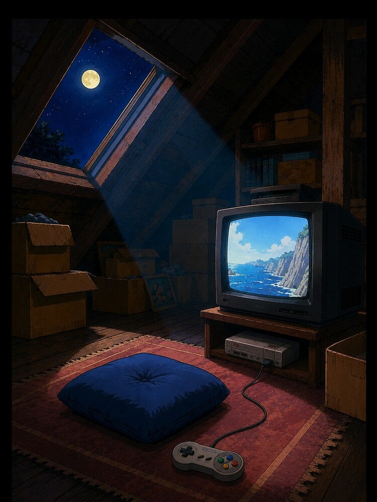 Lofi Gaming: Retro Attic Play by bapupa